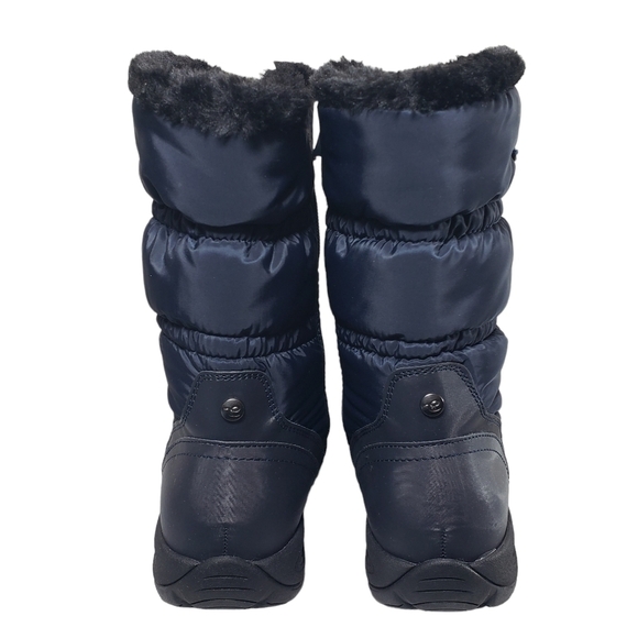 Life Stride Element2 Dark Blue Faux Fur Zip Winter Boots Sz 8M - Picture 10 of 13